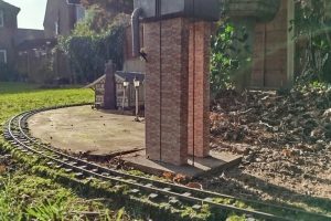 Morning sunshine on the Wilmslow and Lindow Light Railway